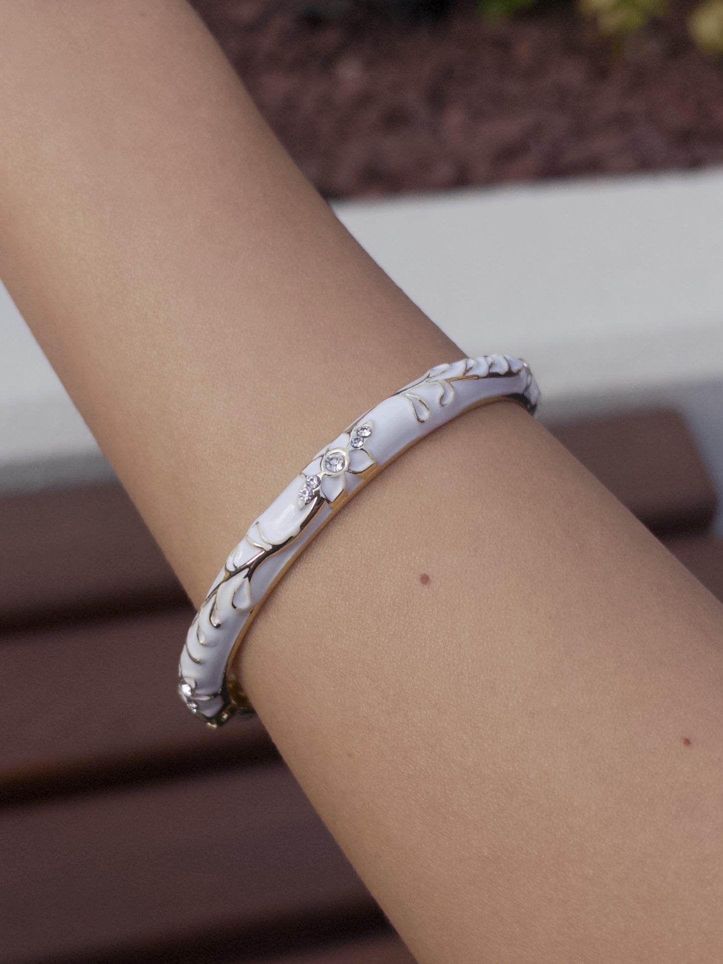 BEYAZ MİNELİ BİLEZİK