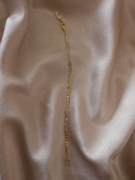 MAVİ TAŞLI BİLEKLİK